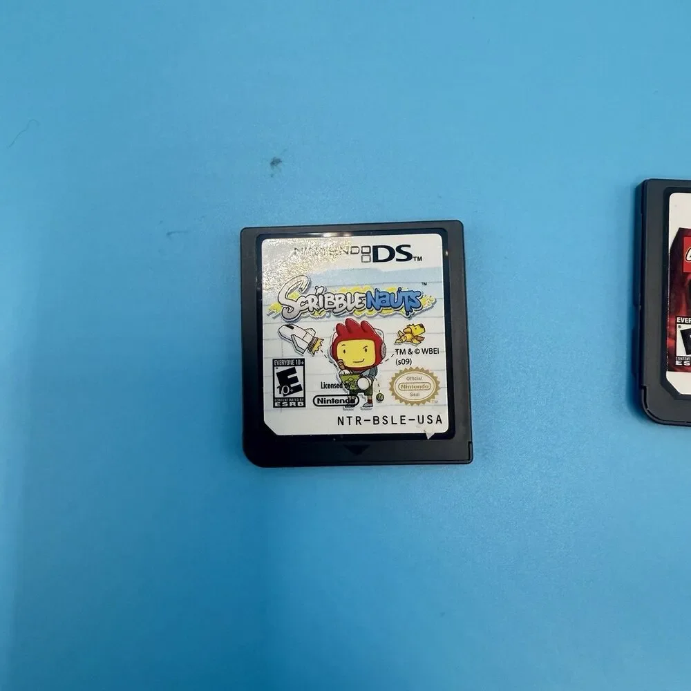 Nintendo DS Game Lot 5 LEGO Ninjago Indiana Jones Scribblenauts Hot Wheels